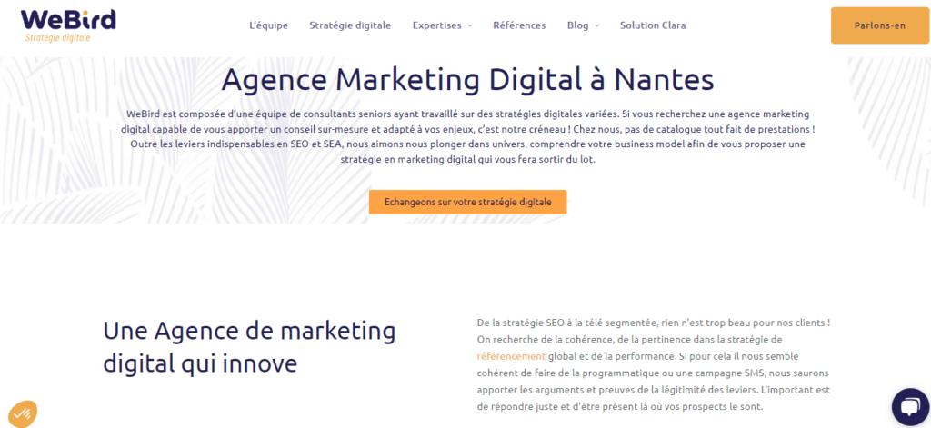 WeBird - Agence marketing digital Nantes