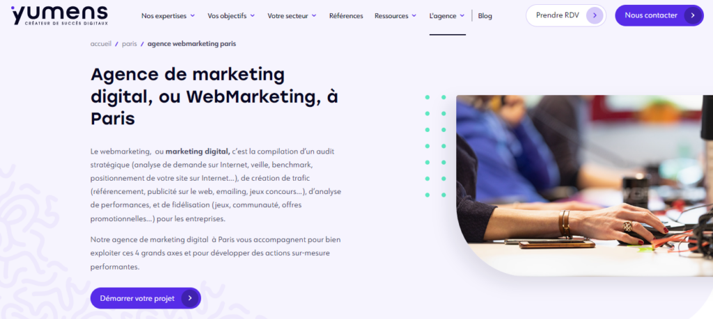 Yumens - Agence de marketing digital Paris