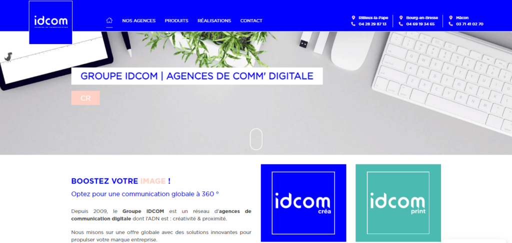 GroupeIdcom - Agence de communication Bourg-en-Bresse