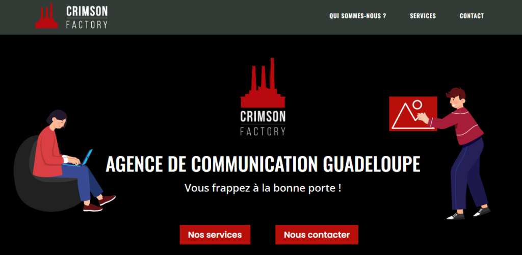 CrimsonFactory - Agence de communication Guadeloupe