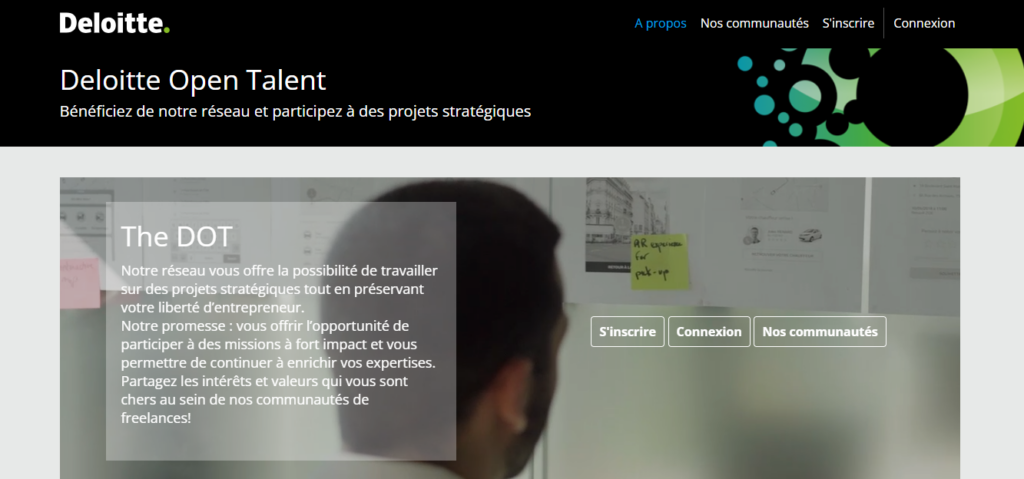 Deloitte Open Talent - meilleures plateformes Freelance en 2024