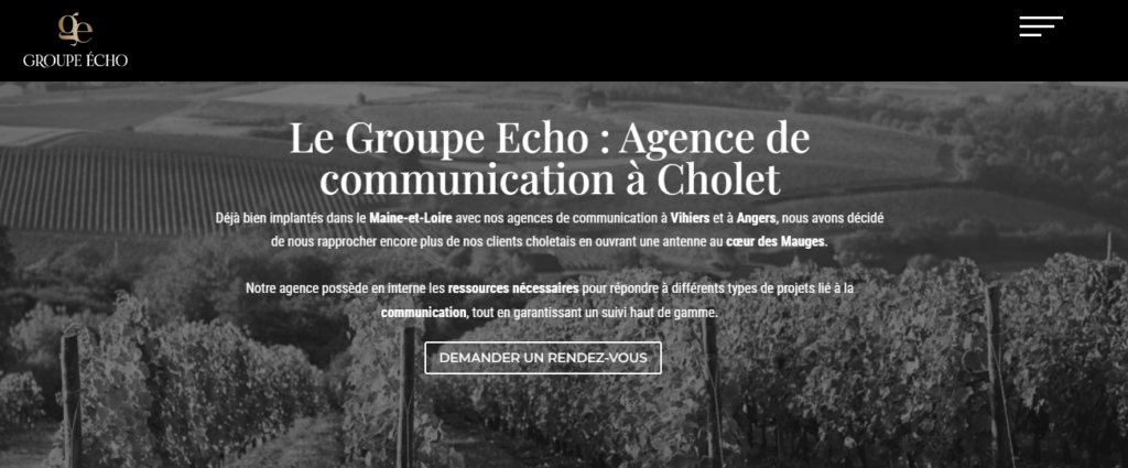 Le Groupe Echo - Agence de communication Cholet