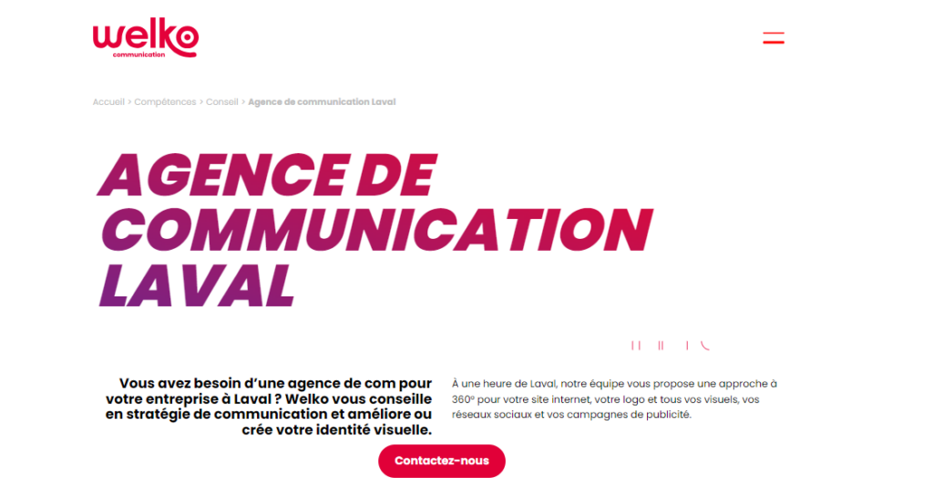 Welkocommunication - Agence de communication Laval