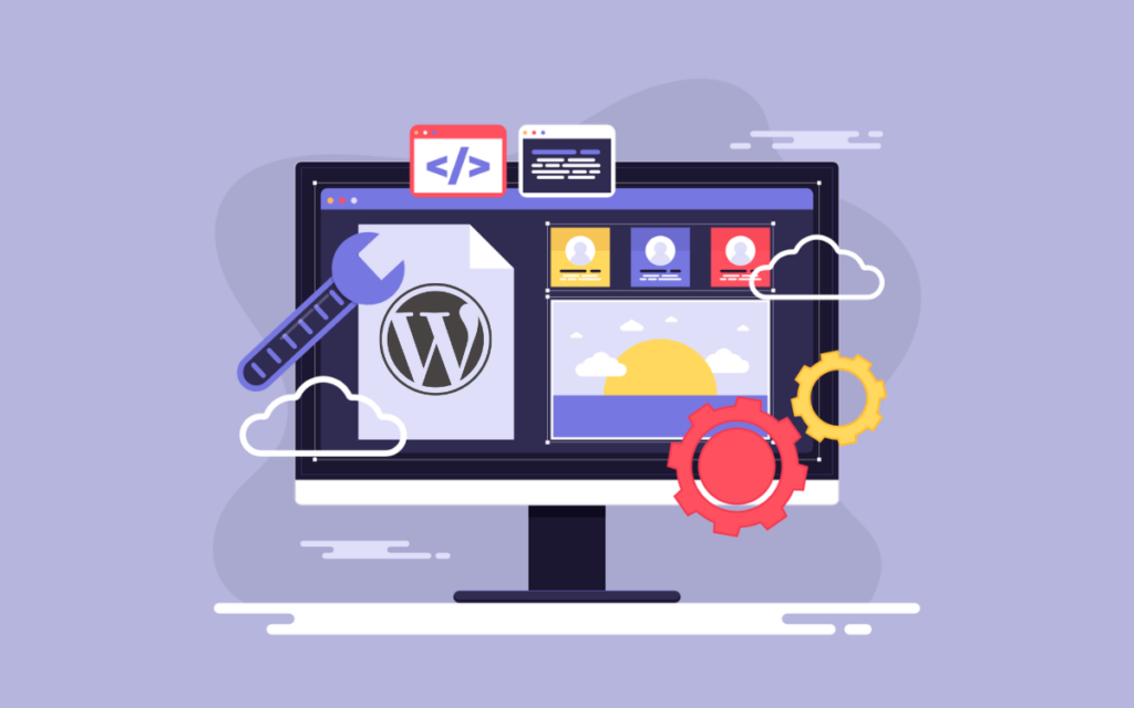 Conception site WordPress