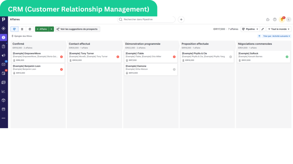 CRM (Customer Relationship Management) - Pipedrive