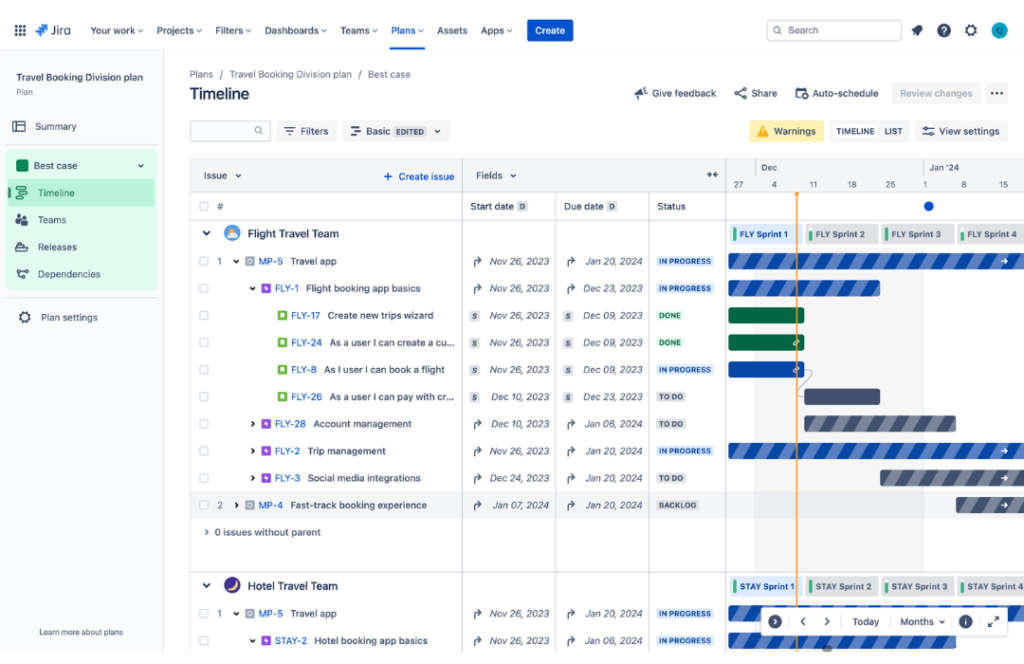 Jira - Planification et organisation