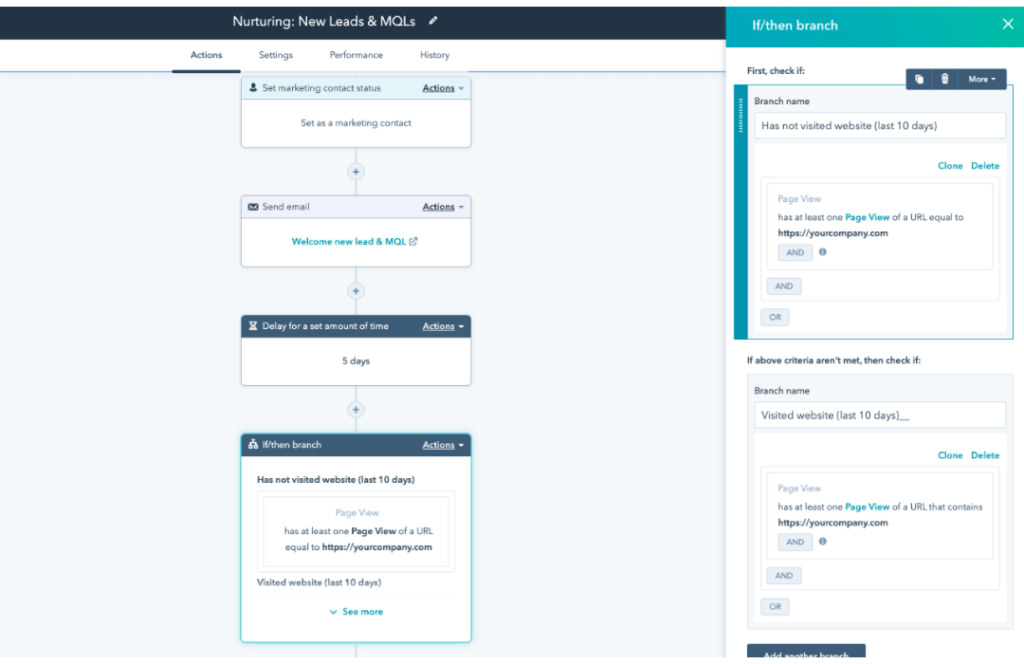 Workflow Automation - HubSpot CRM