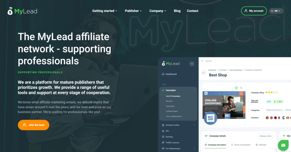 MyLead - Affiliation