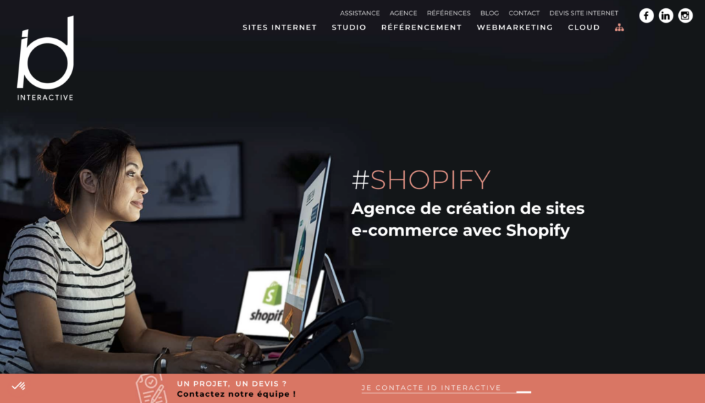 id interactive shopify