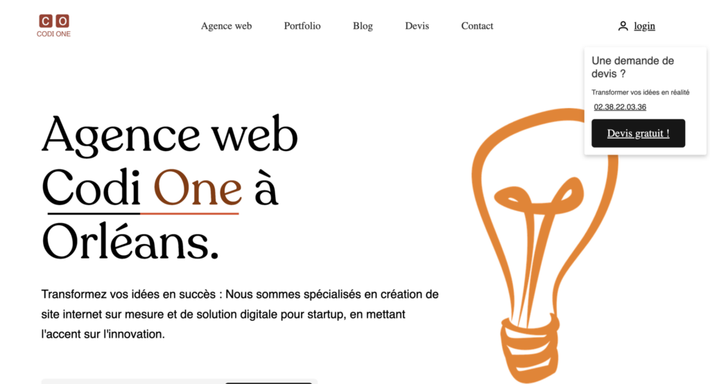 Codi one - dev web