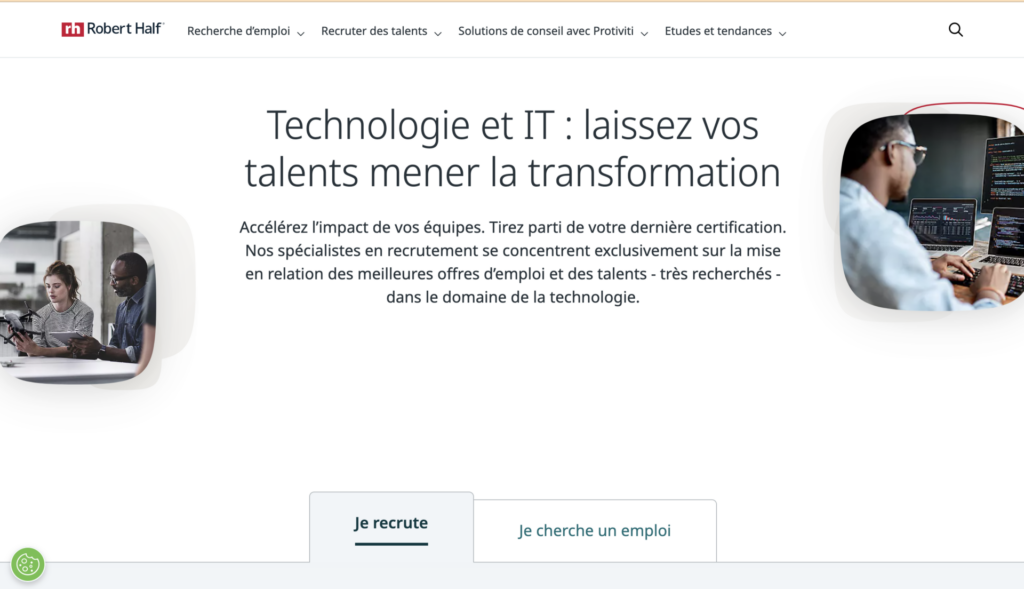 Robert Half - recrutement it