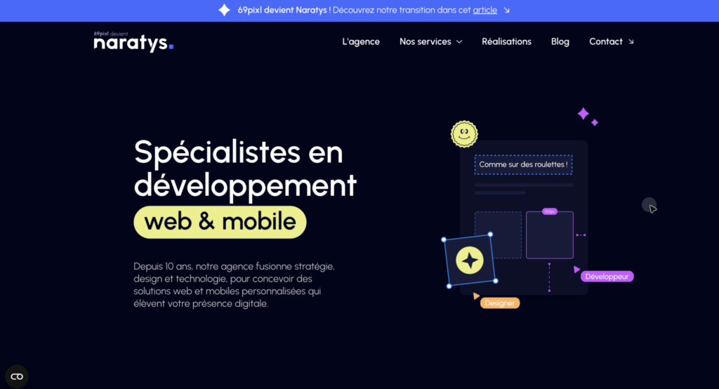 naratys - dev web