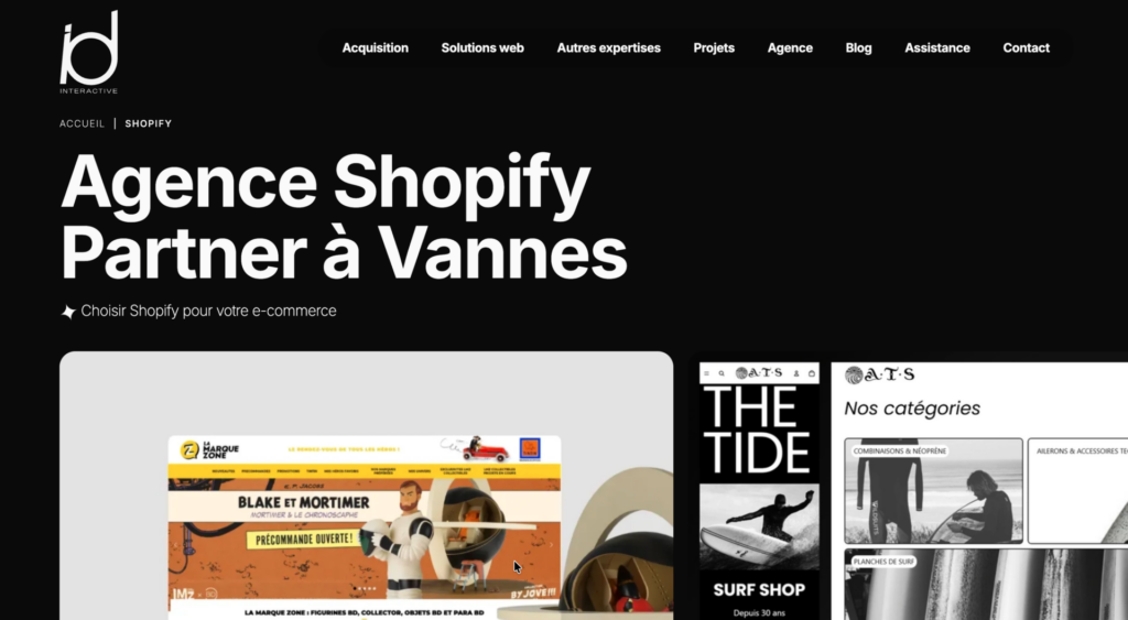 ID Interactive shopify