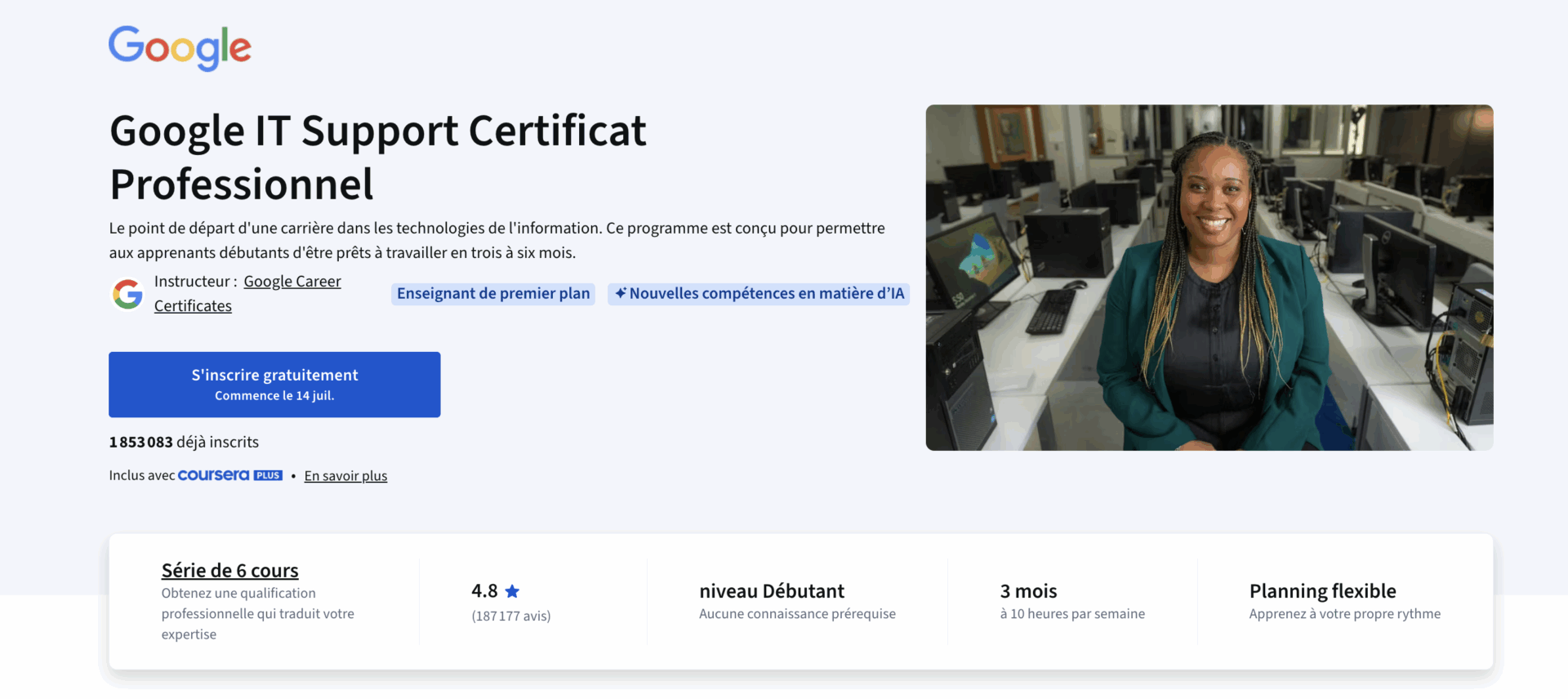 7 formations Google certifiantes à suivre gratuitement