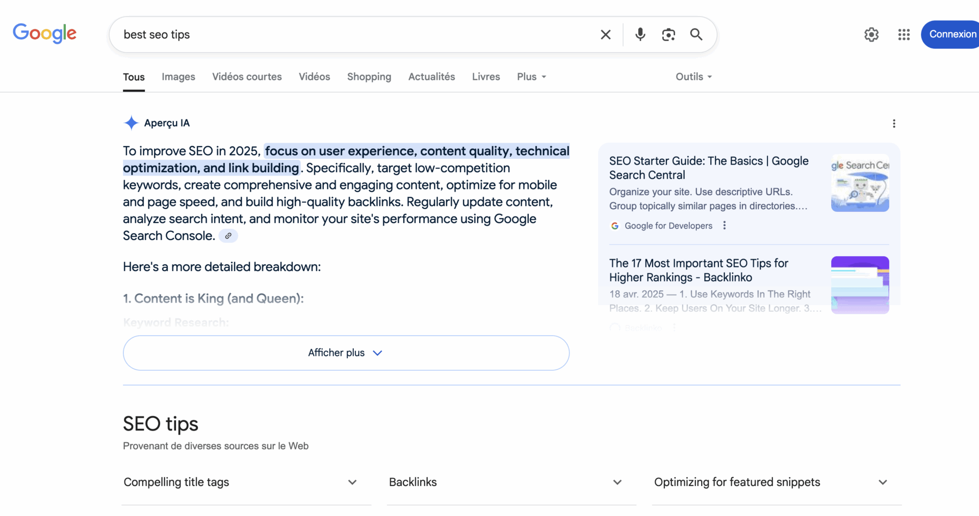 Google AI Overview : C'est quoi et comment ça marche