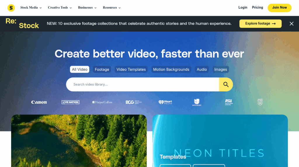Banque vidéos Storyblocks