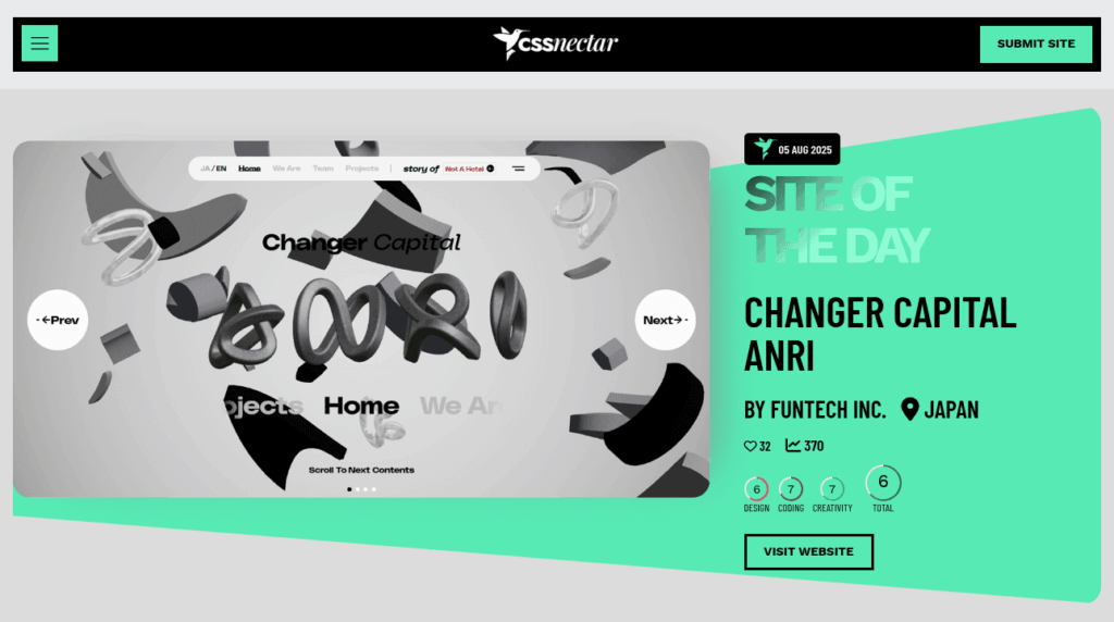 CSS Nectar