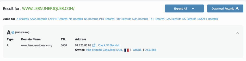 Exemple DSN Checker