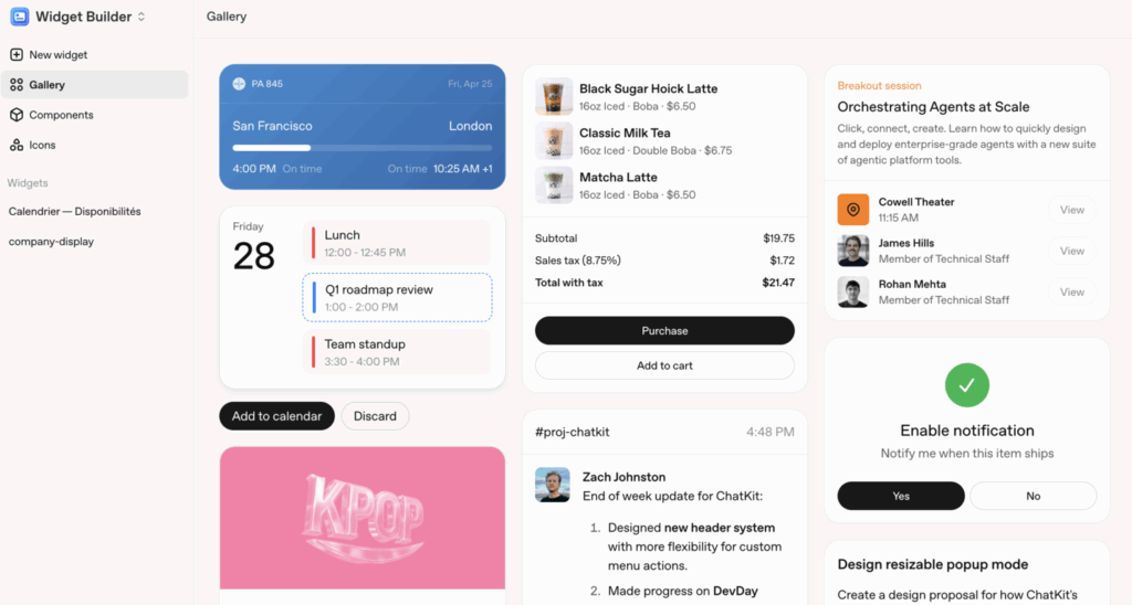 Widget AgentKit