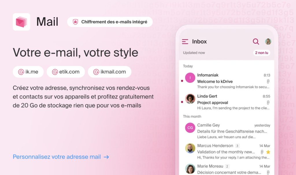 Mail kSuite particulier