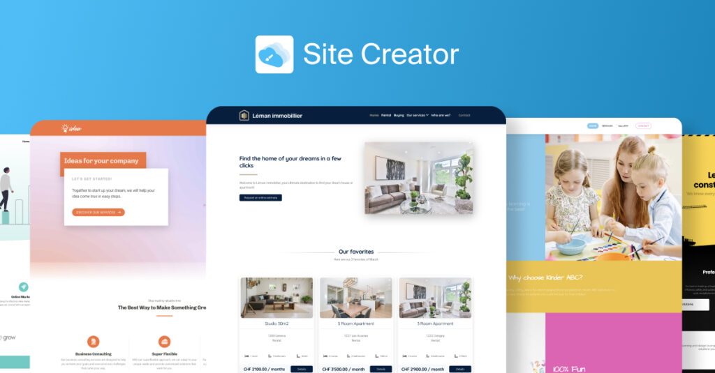 Présentation Site Creator