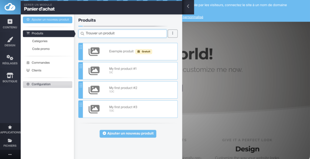 eCommerce Site Creator