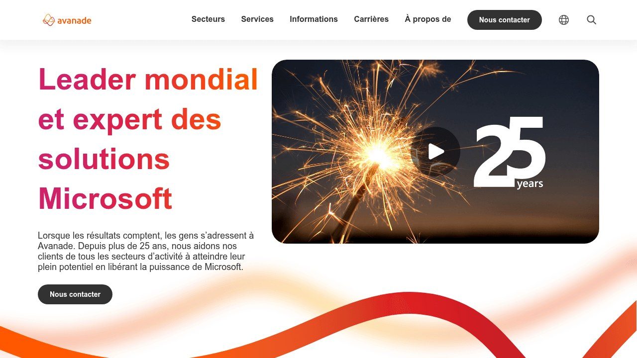Avanade - Intégrateur Microsoft Dynamics