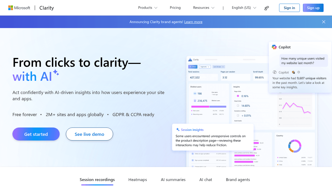 Microsoft Clarity
