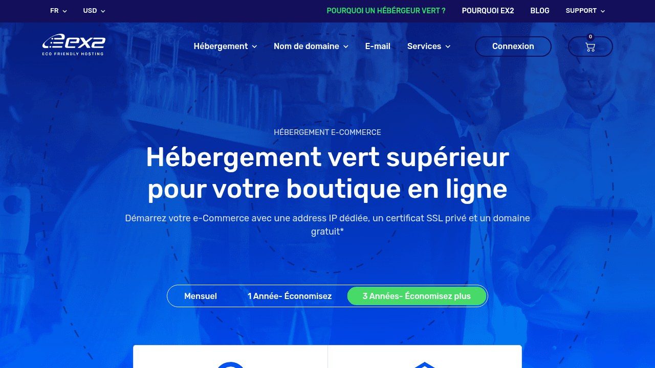 Ex2 hébergement e-commerce