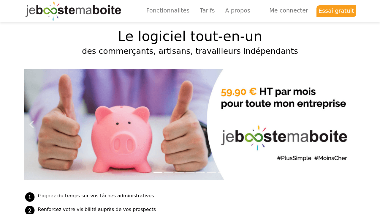 Capture d'écran de Jeboostemaboite