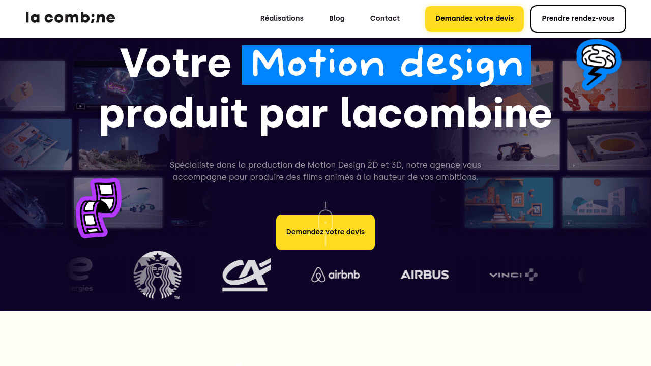 La Combine - Studio motion design Paris
