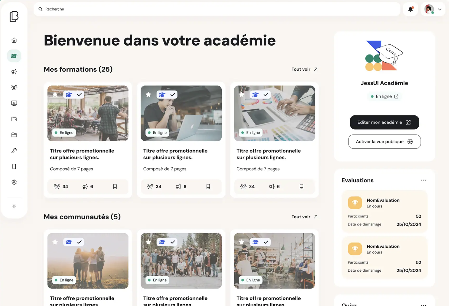 LearnyBox Academy - création de formations