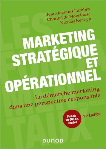 Marketing stratégique et opérationnel - Lambin, Jean-Jacques, Moerloose, Chantal de, Kervyn, Nicolas