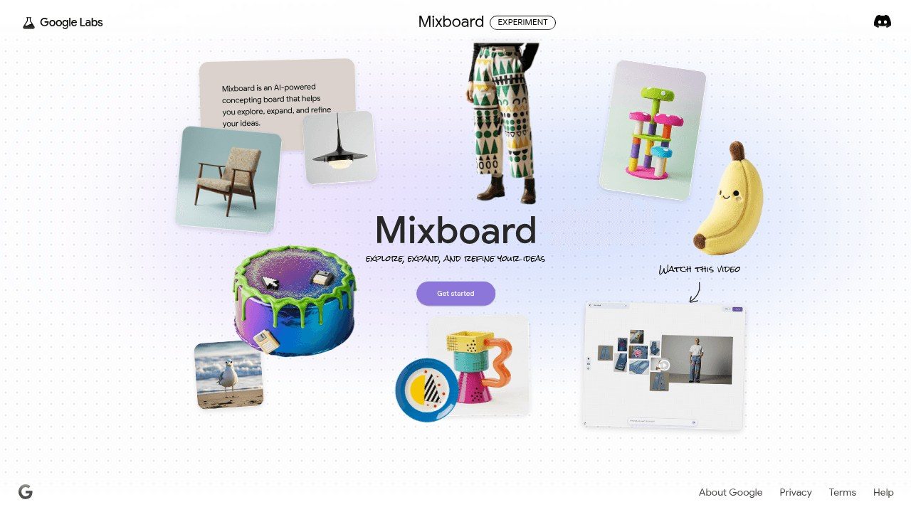 Google Mixboard