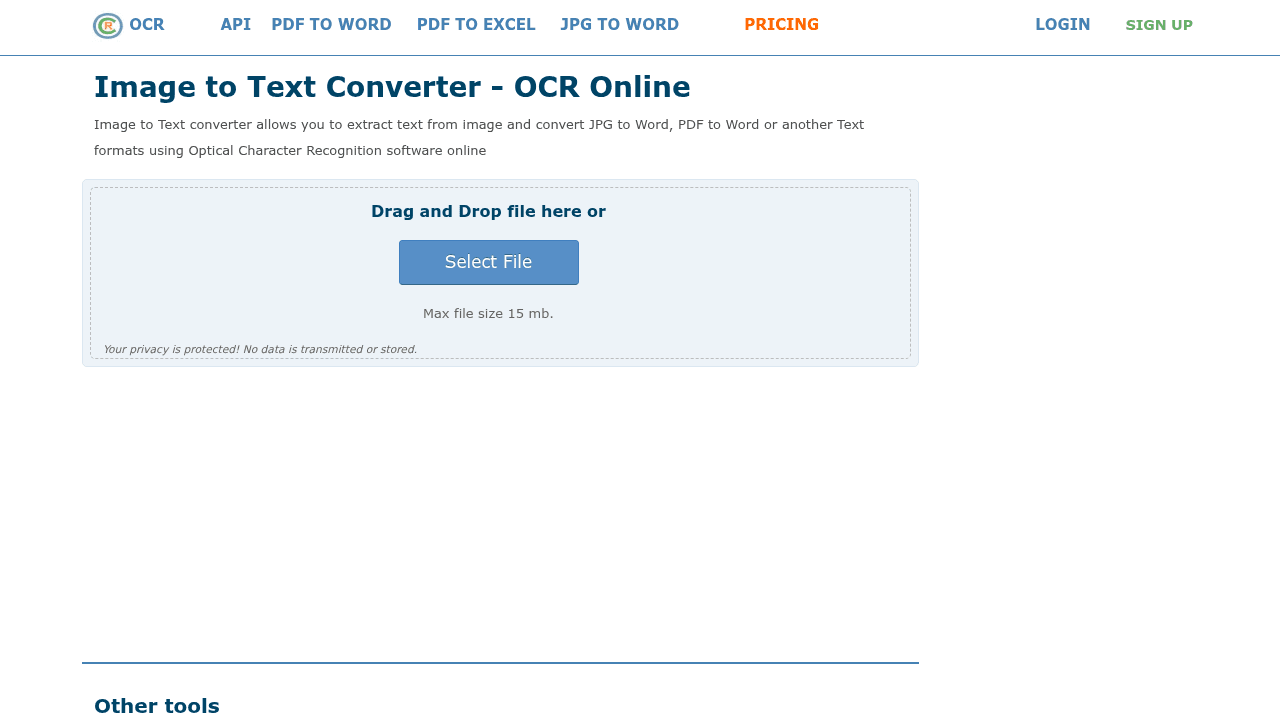 OnlineOCR.net, service OCR gratuit en ligne sans inscription