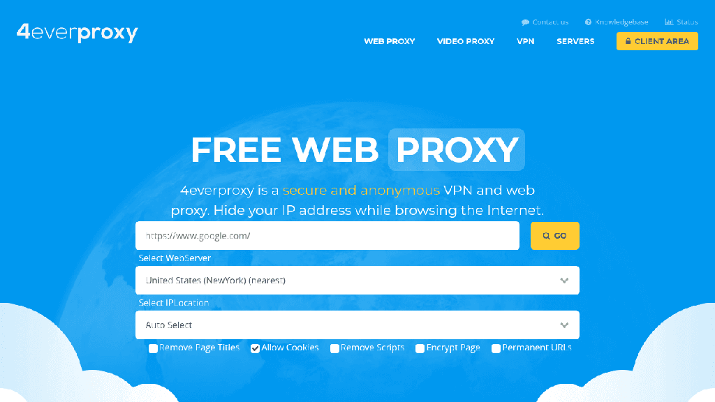 4everproxy - proxy web gratuit