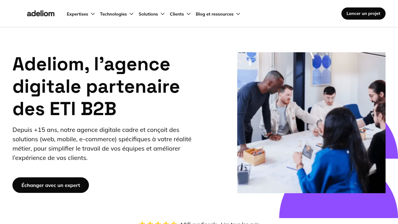 Adeliom - agence digitale à Lyon