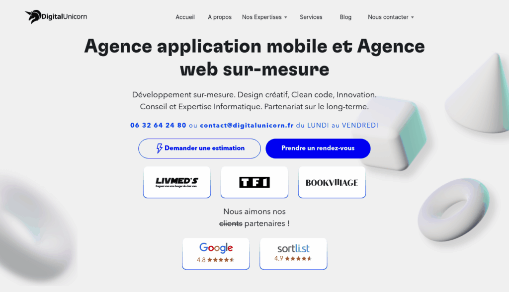 Digital Unicorn - agence de développement web et d'applications sur mesure