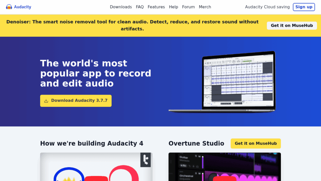 Logiciel pour enregistrer un podcast : Audacity