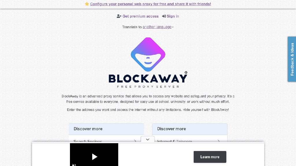 Blockaway - proxy web gratuit