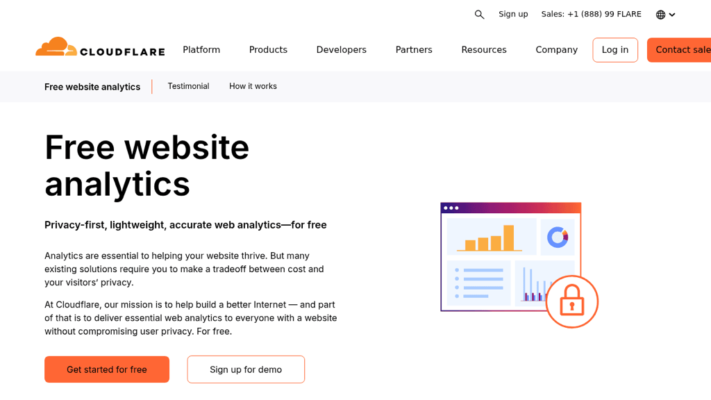 Cloudflare Web Analytics alternative à Google Analytics