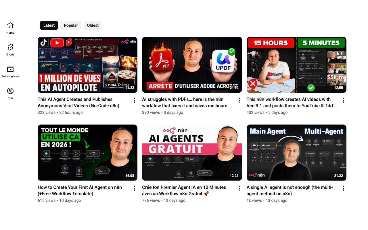 Chaîne YouTube de Dr. Firas, formateur Hermes Agent sur Udemy