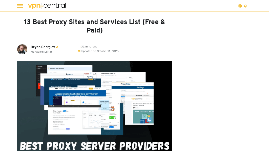 Hidester - proxy web gratuit