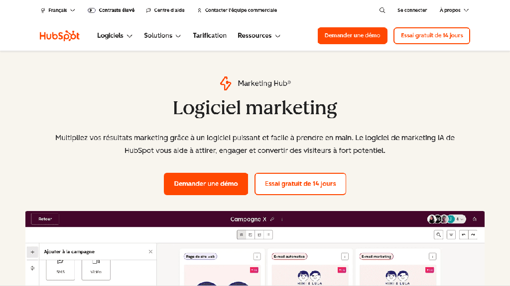 HubSpot marketing automation
