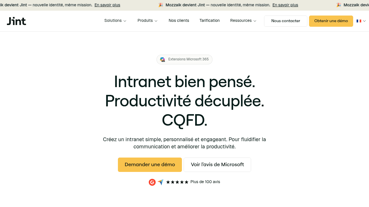 Capture d'écran de Jint