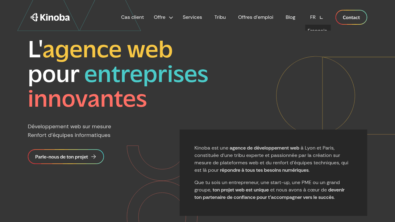 Kinoba - agence de développement web à Lyon