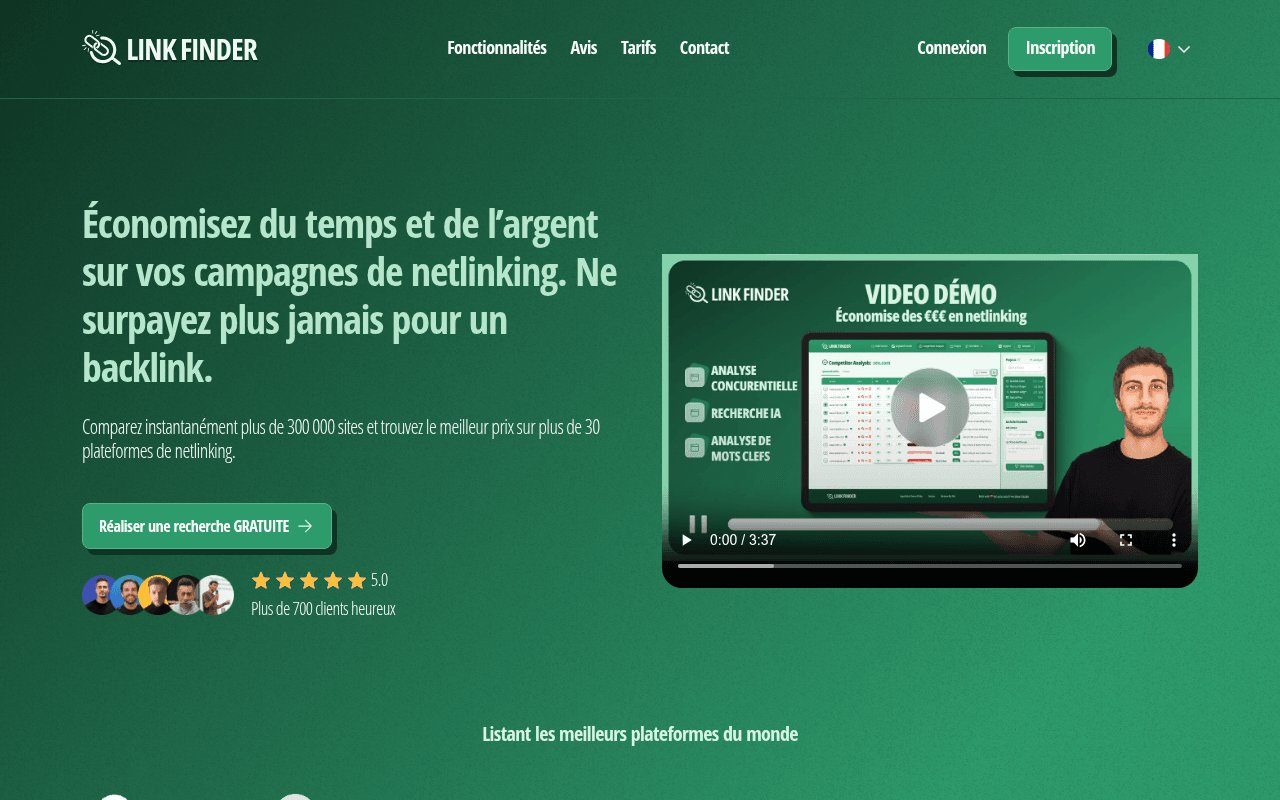 Capture d'écran de Link Finder
