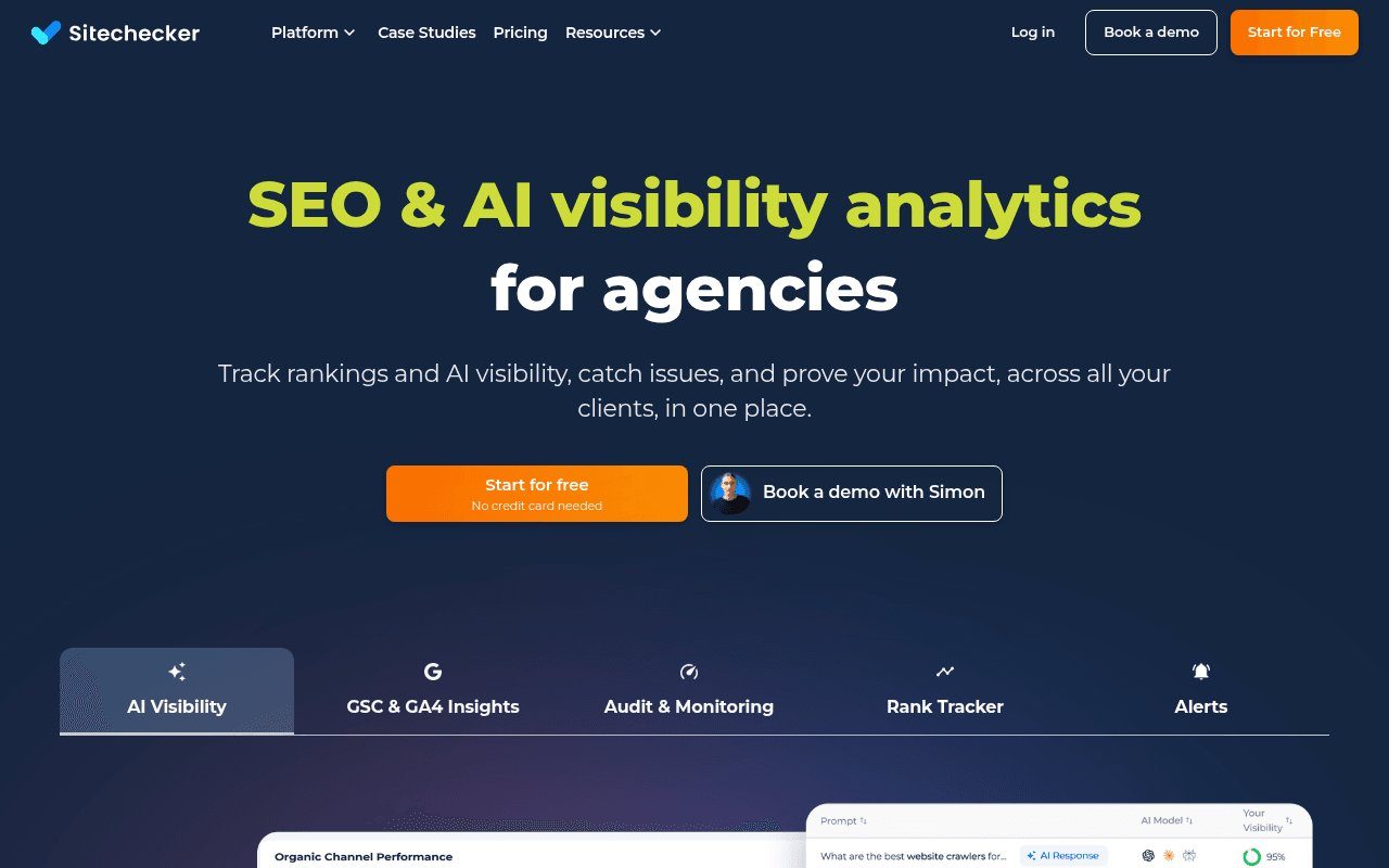 Capture d'écran de Sitechecker