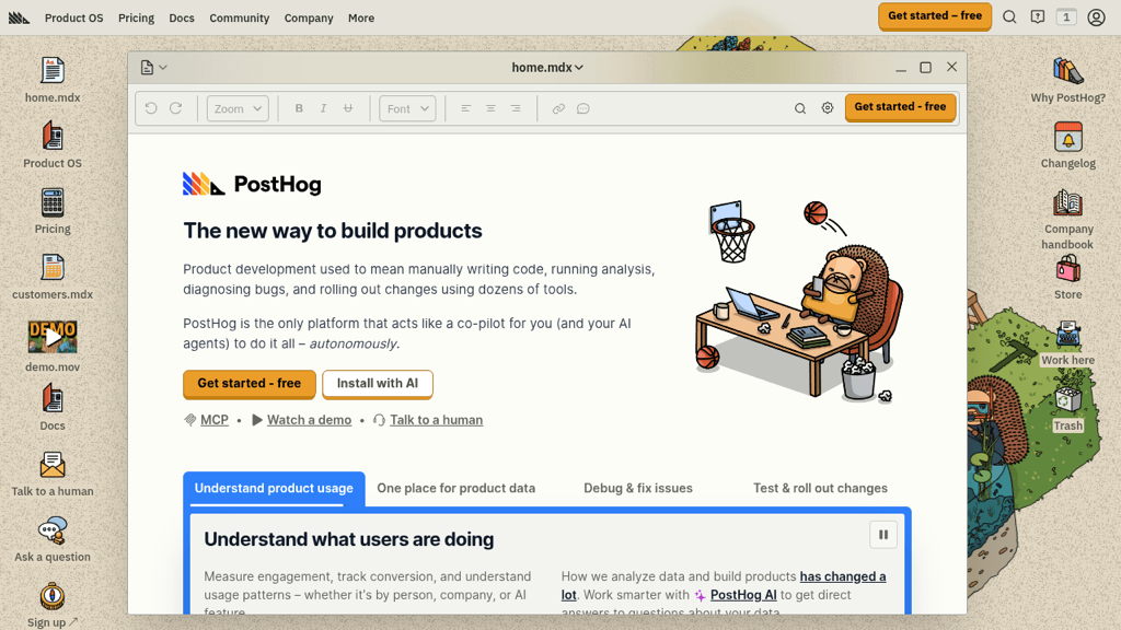 PostHog alternative à Google Analytics