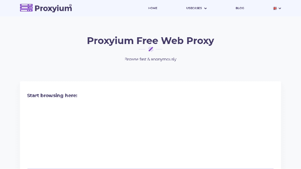 Proxyium - proxy web gratuit